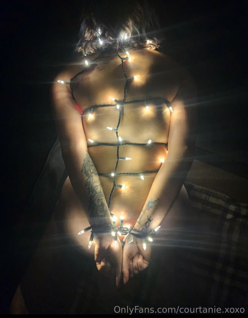 White christmas lights 