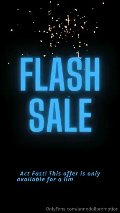 Flash sale alert promo on 6 pages for only 14 99 permanent wallpost in 