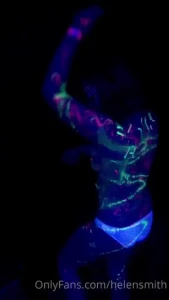 Boom there you go uv paint party xxx