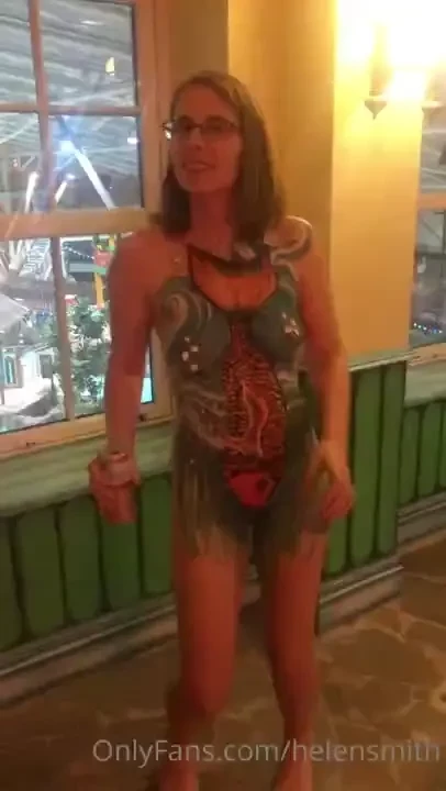 This video was taken in the evening while a live music act was on the 