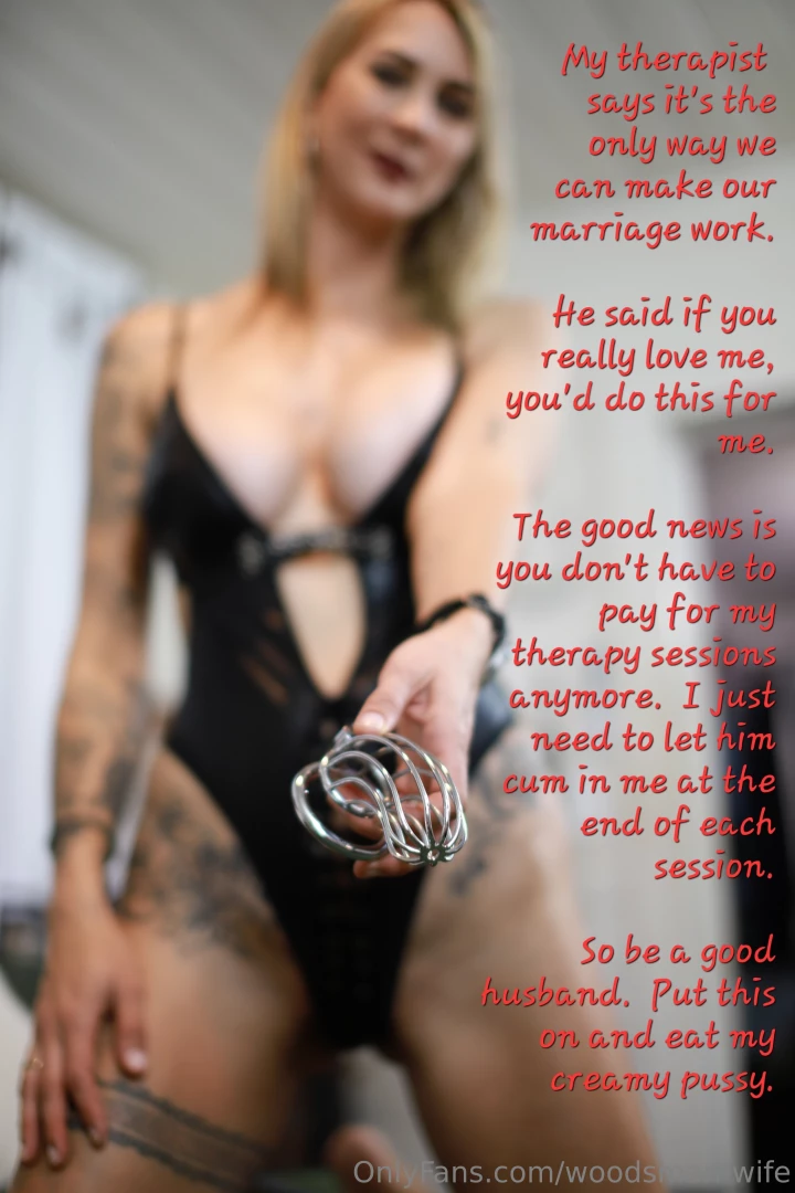 I guess i ll have to wear the cage to save our marriage for every 25 part 6 