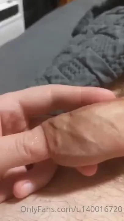 Using my precum to get under my foreskin 