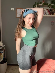 Getting ready in the morning and going to yoga