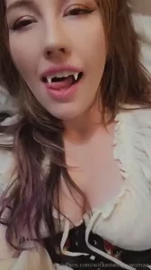 I ve gotta say i m really enjoying these fangs i feel cute and