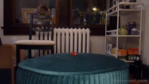 Now what could that little gummy guy be doing on a stool if he isn t