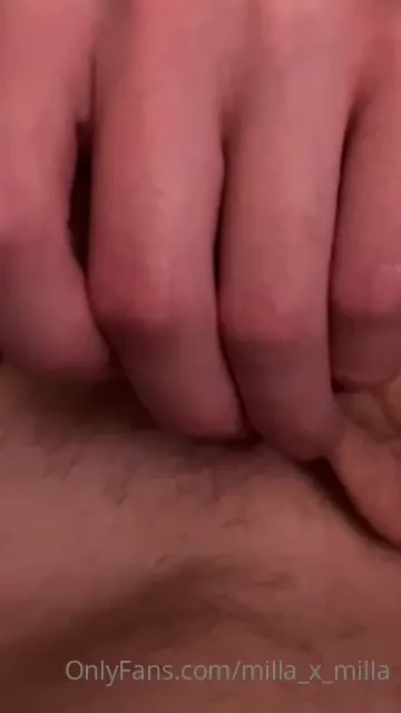 Milla lustfully strokes her horny little cock while xaevynne teases 
