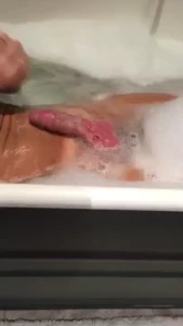 Rub a dub dub cum in the tub