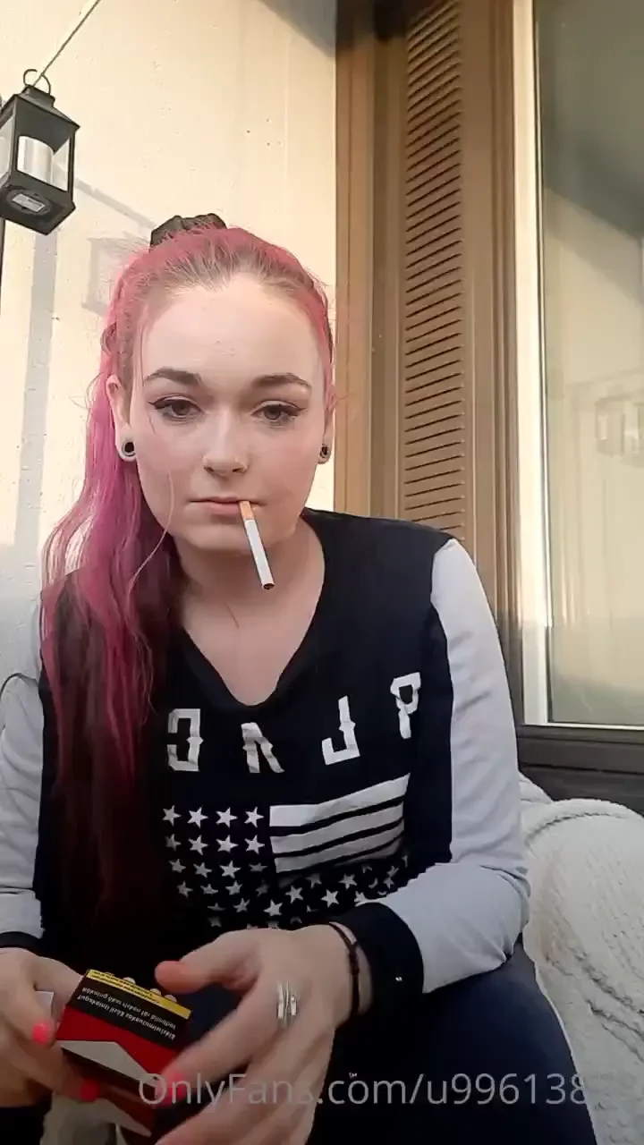 Smoking and using my feet 