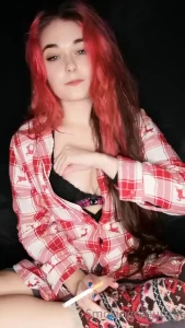 Late night smoke in my pjs