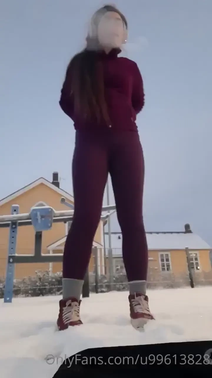 Smoking at the outside gym before workout smoke showing off my yoga 