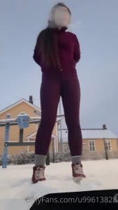 Smoking at the outside gym before workout smoke showing off my yoga