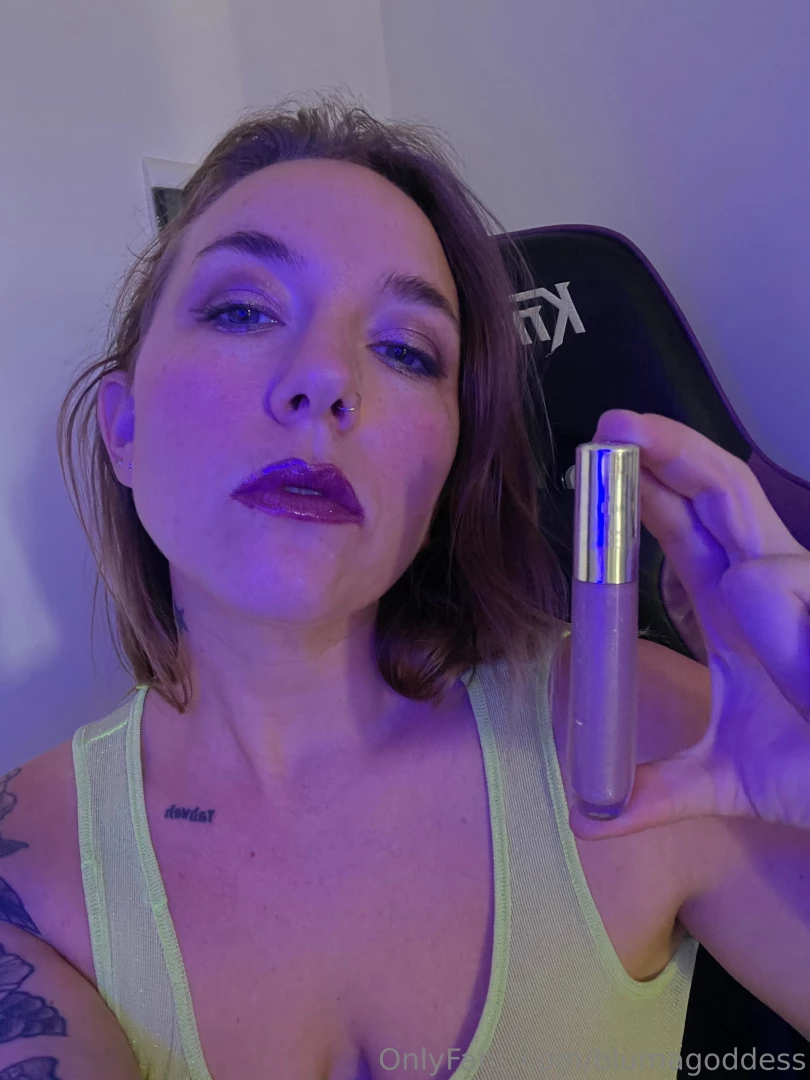 Paint my lips with my lip gloss and then choose which part of my body 