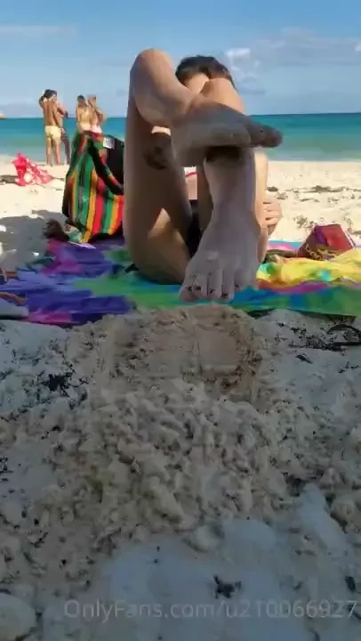 I got sand all over myself 