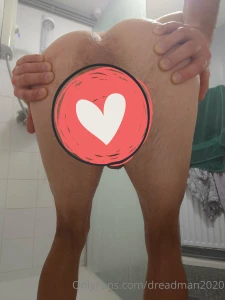 Asshole pics wet n spread - in the shower and i ve bent over for you