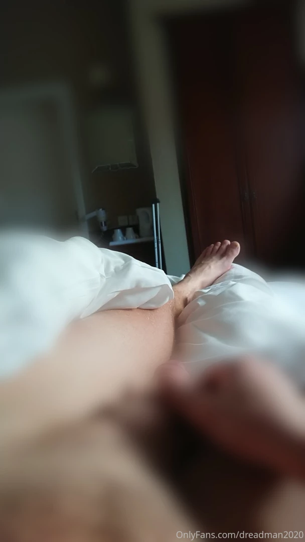 Just a little 3 min video play with my soft cock it gets semi to 