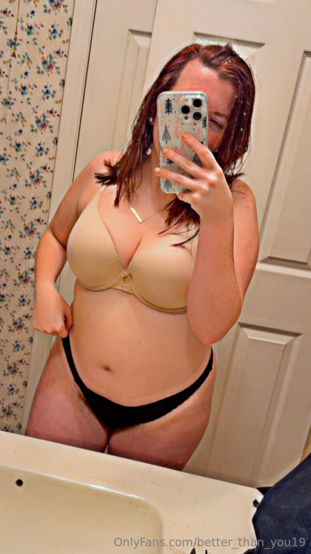 Two booty shots in a little black thong 