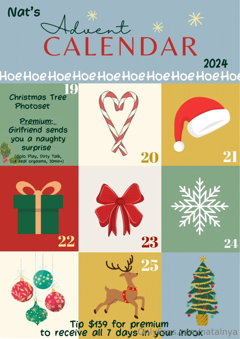 Nat s advent calendar is starting again it includes over 250 worth of 