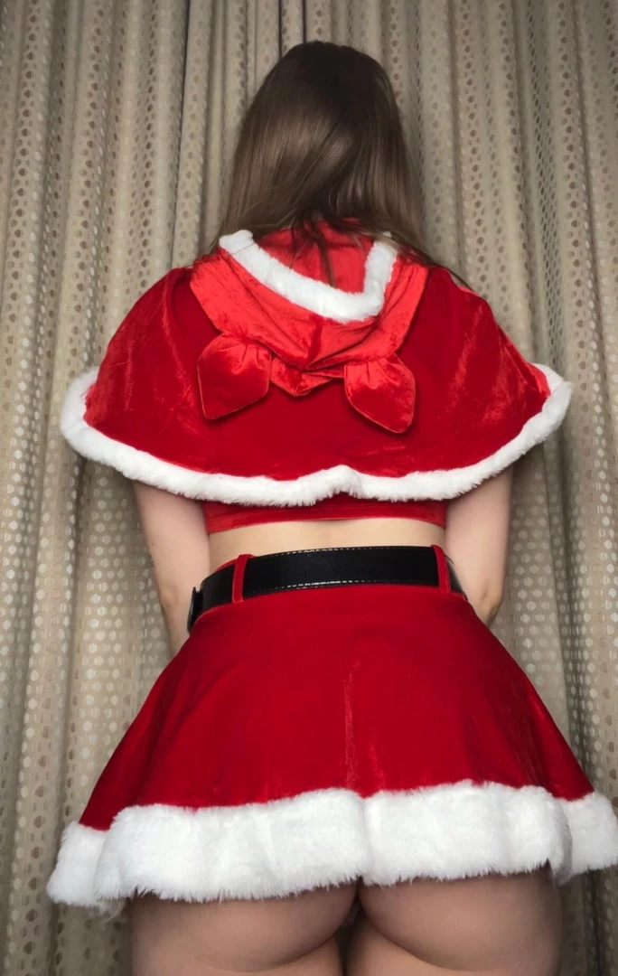 Door 1 starting off wholesome with this super cute mrs claus outfit part 5 