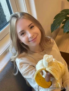 Haha how cute i was caught having a snack during the break who do i