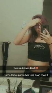 Accidentally purple oops notsmarttoday