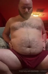 Belly play with added stomach noises