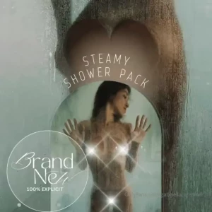 My brand new steamy shower pack wanna join or is it too hot for u