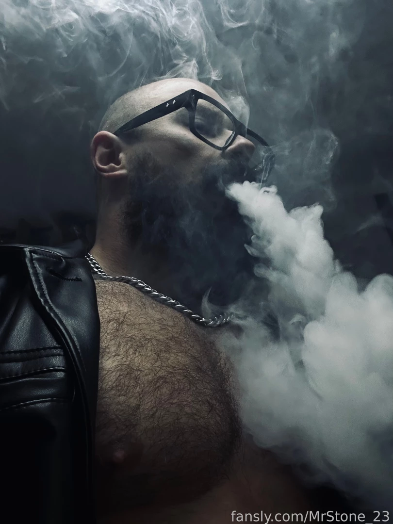 Muscle hairy beard mustache flex domination stud leather master giant part 145 