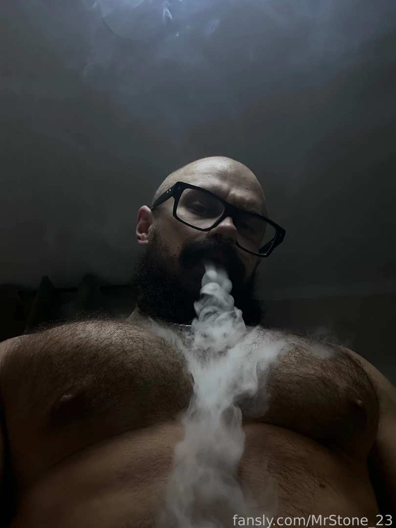 Muscle hairy beard mustache flex domination stud leather master giant part 118 