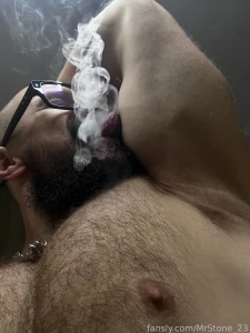 Muscle hairy beard mustache flex domination stud leather master giant part 117