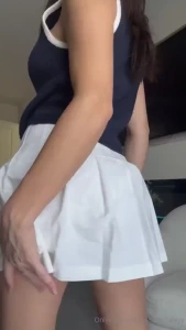 Want me to pull up skirt for ya part 1