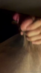 Wanking holding my balls