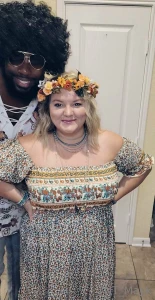 Halloween costume from 70 s party a few years ago check lol part 1