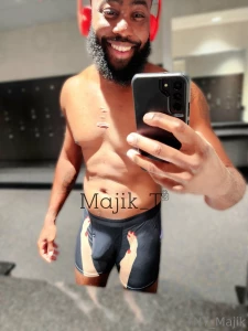 I hope he gonna be ready for his post workout when he get home