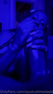 It s something about this light my favorite color is blue and i love