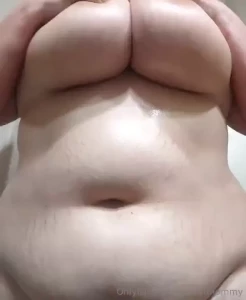 Playing with my huge tits part 4