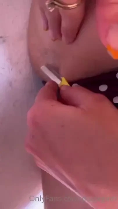 Sometimes you gotta straight blade your gooch 
