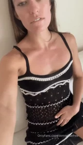 Feeling comfy yet horny so i started teasing my body rubbing my clit