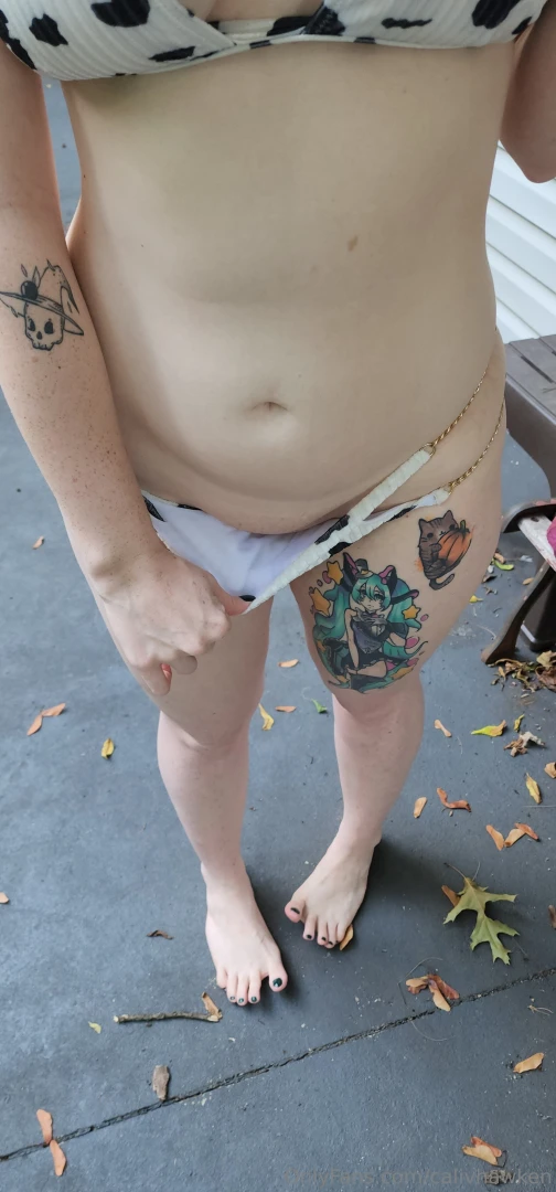 This little cow is missing the warmer weather 