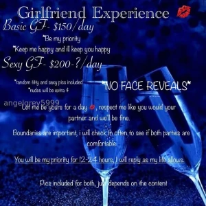 Girlfriend experience menu