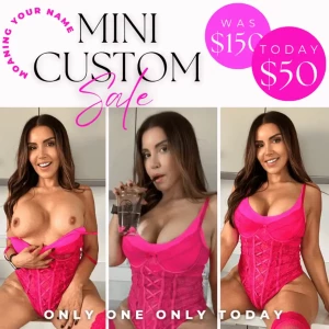 Special mini custom offer mini customs are normally 150 but today i part 1