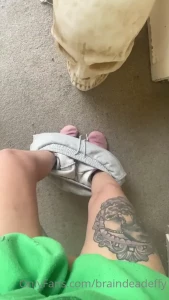 Getting wet for my bath