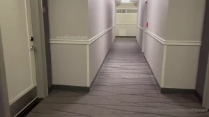 I gave hubby the hotel key and headed up to the room with the sexy bbc