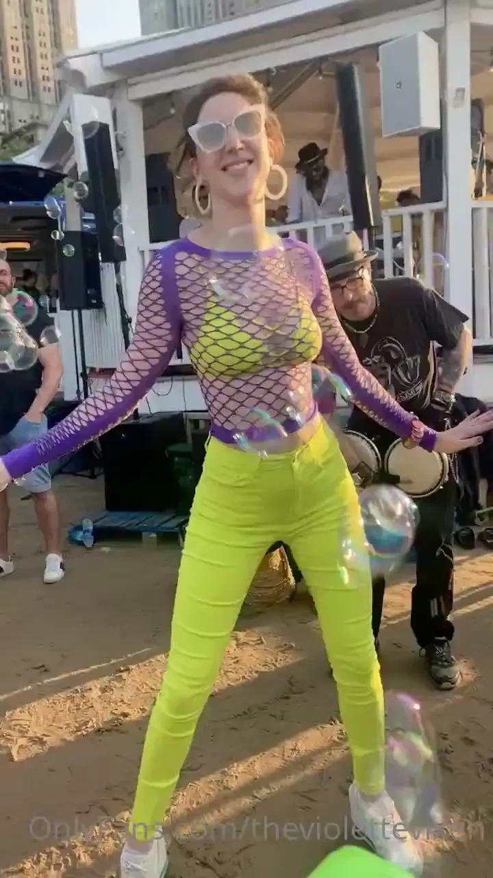 Drinks and flirting and dancing and bubbles on the beach under the 