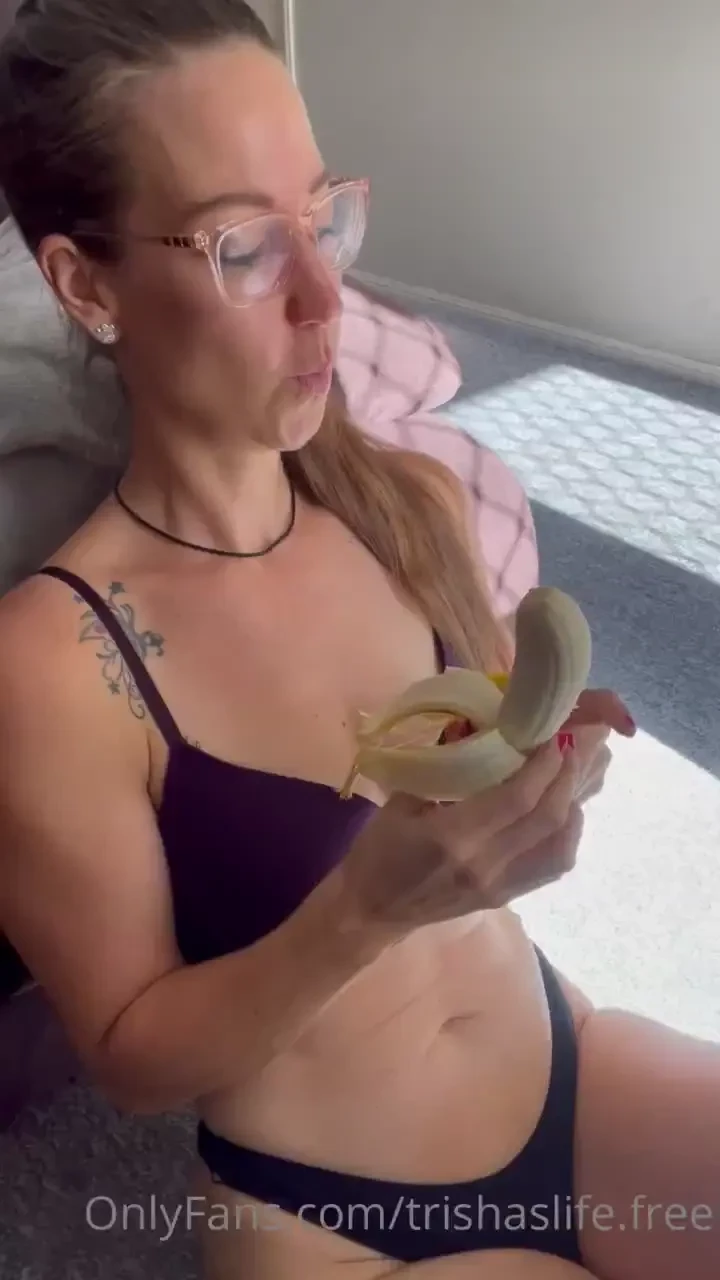 I really enjoy eating my banana 