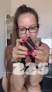 The pussy spreader if you have seen my sfw review on the silicone