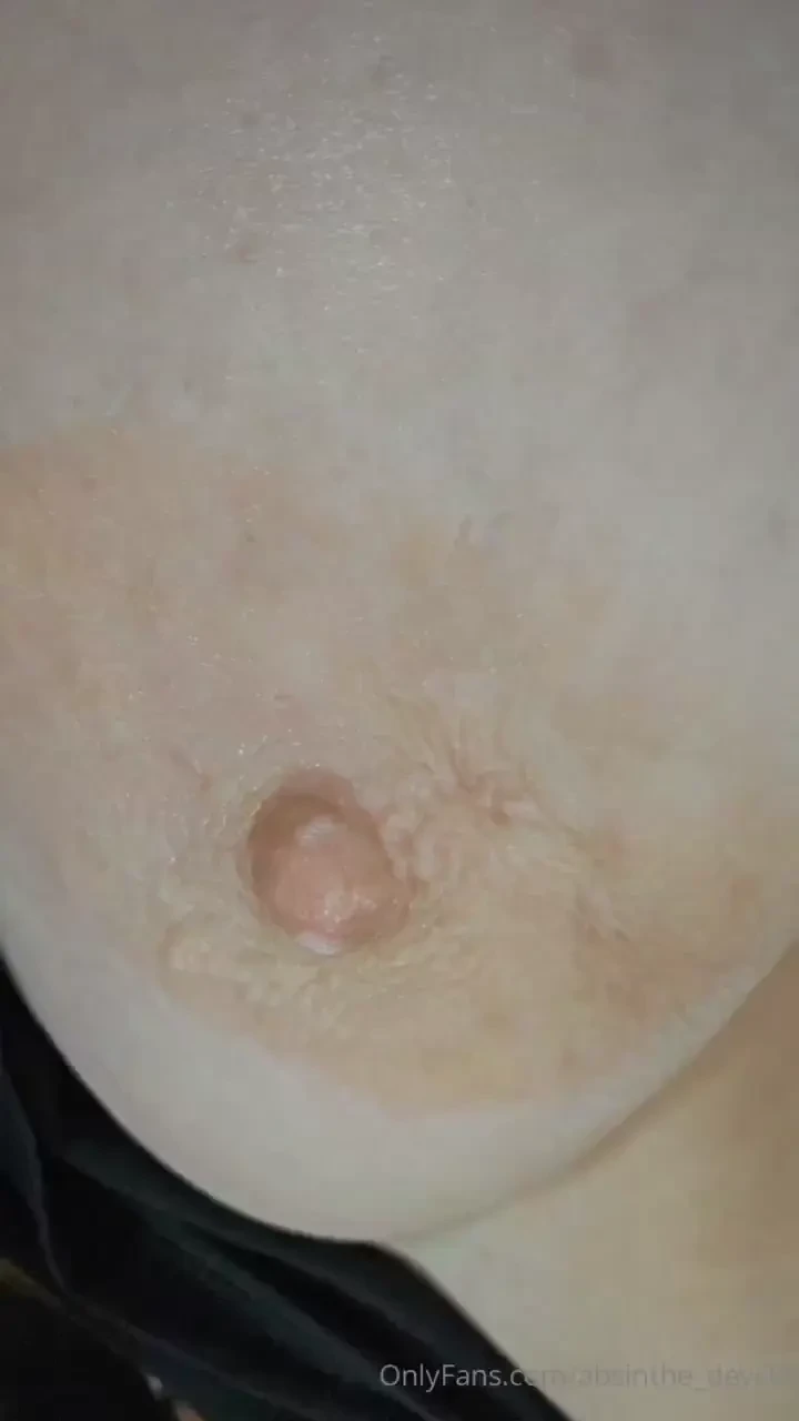 Watch in real time as my nipple slowly gets hard and my areola gets 