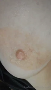 Watch in real time as my nipple slowly gets hard and my areola gets