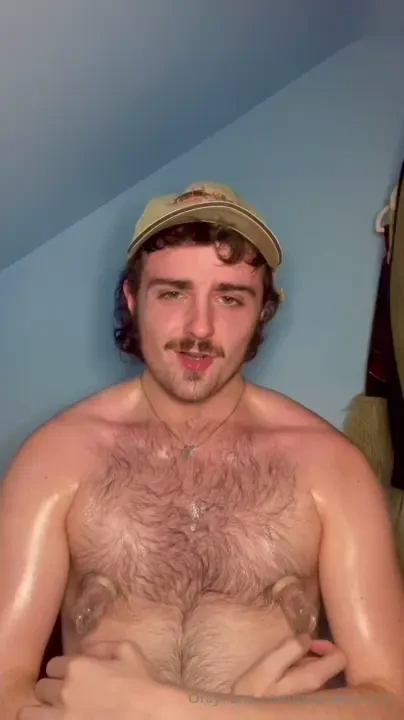 Getting goontarded on my sensitive nipples amp drooling a waterfall 