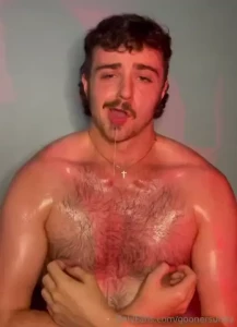 Once i get my hands on my nipples i become a complete drooling part 1