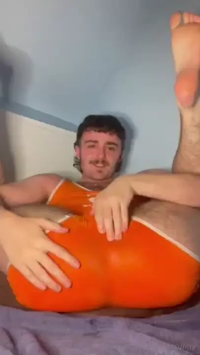 Gooning in my wrestling singlet in the lockeroom after getting sweaty 